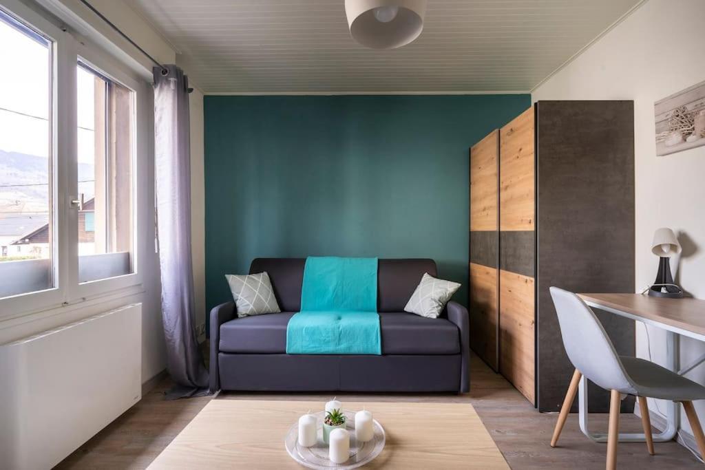 Studio Cosy Proche Du Centre + Parking Gratuit 克吕斯 外观 照片